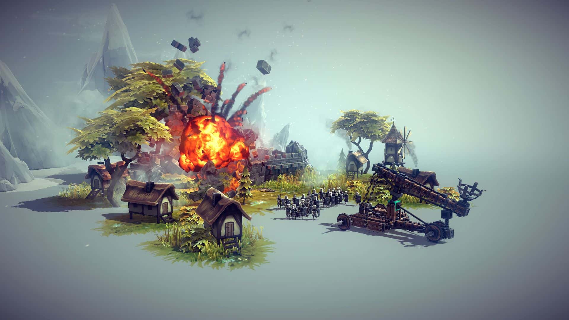 围攻 破碎天际 Besiege 中文版全息投影